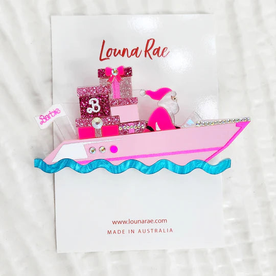 Louna Rae | Santa On A Boat Brooch