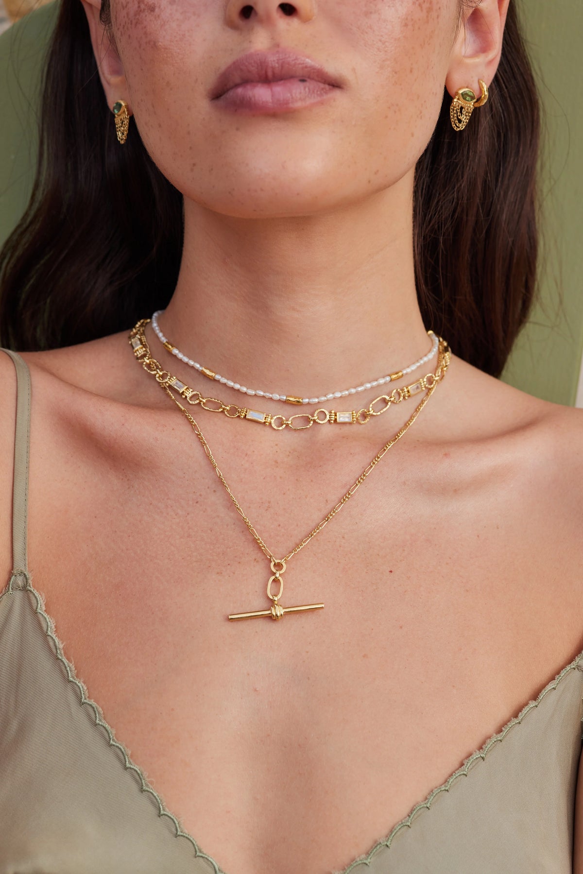 Petra Moonstone Gold Necklace