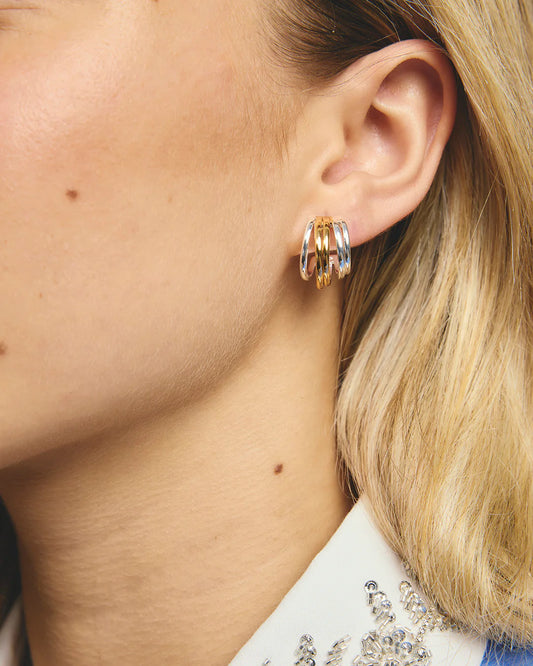 Jolie & Deen | Monique Hoops - Gold/Silver
