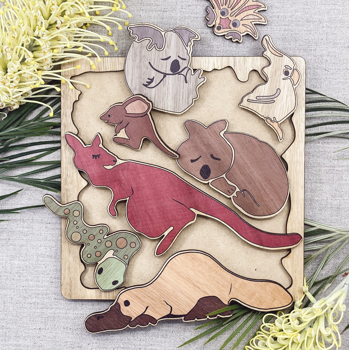 Buttonworks Animal Huddle Puzzle