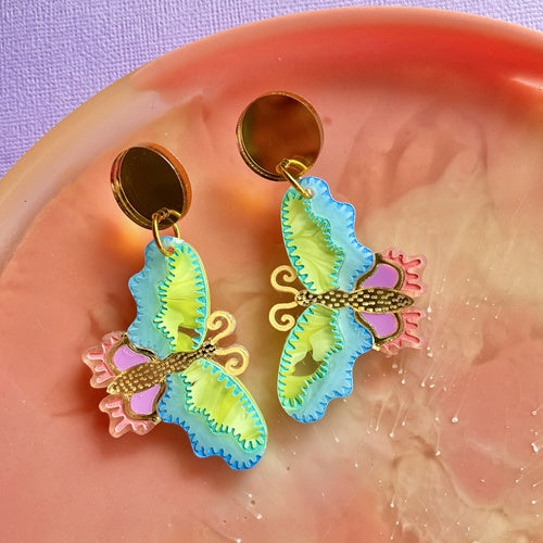 Salvation | Batik Butterfly - Studs