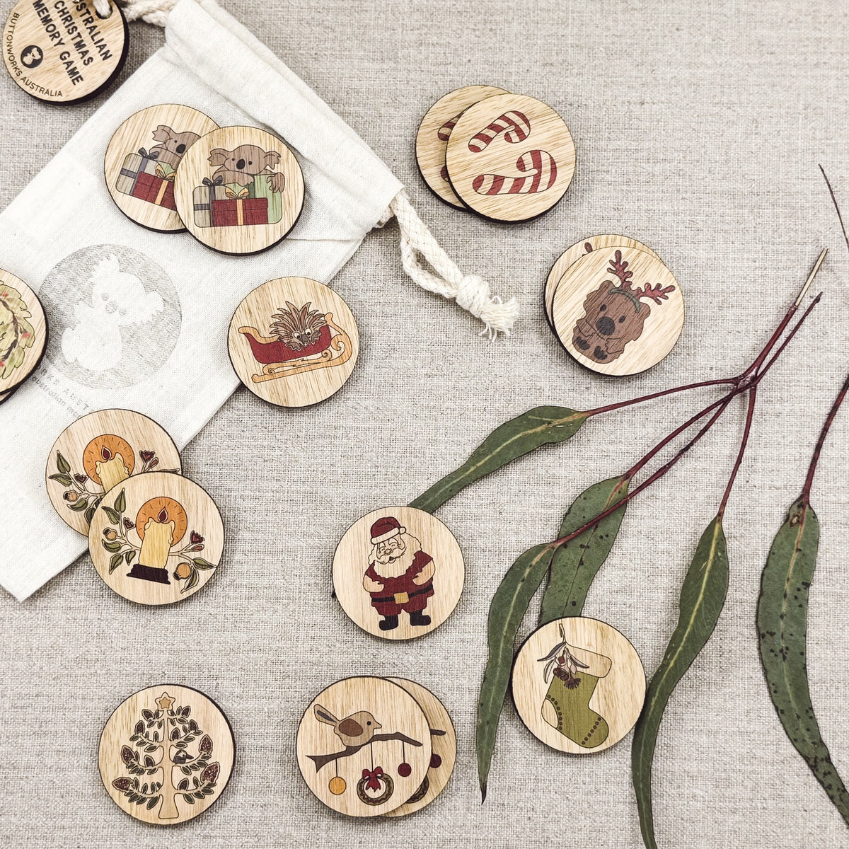 Buttonworks | Christmas Memory Game