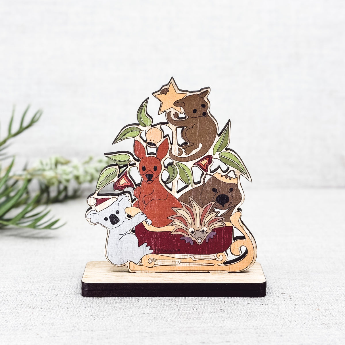 Buttonworks Australian Christmas Sleigh