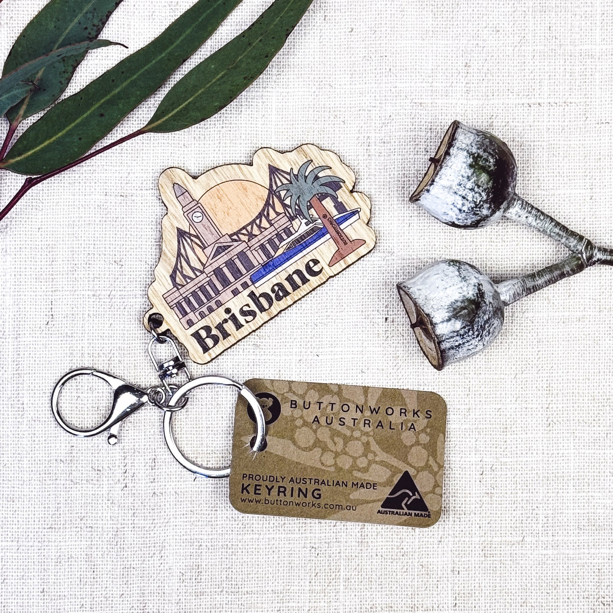 Brisbane Keyring
