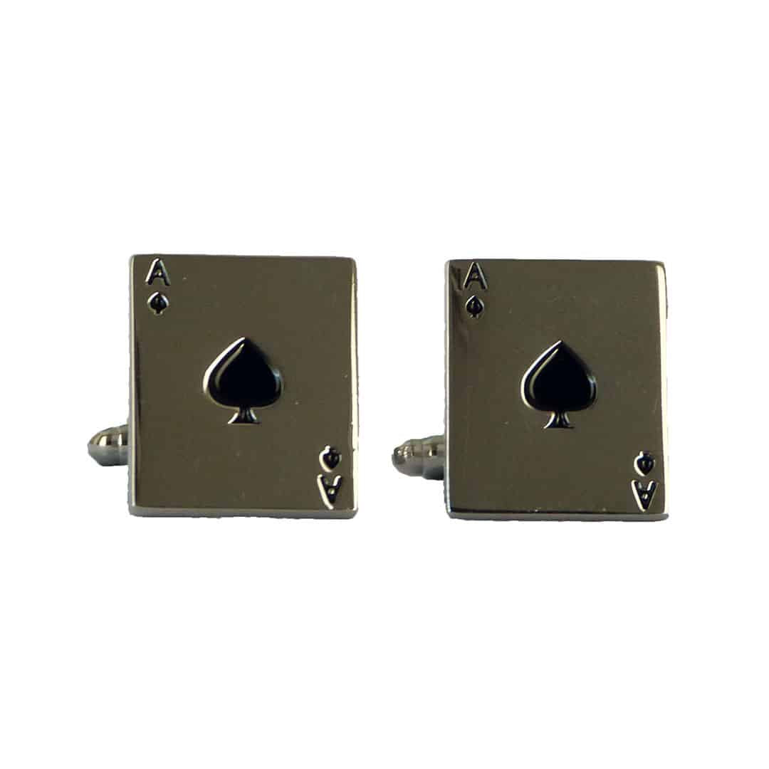 Cufflink Suite | Ace Playing Card Cufflinks