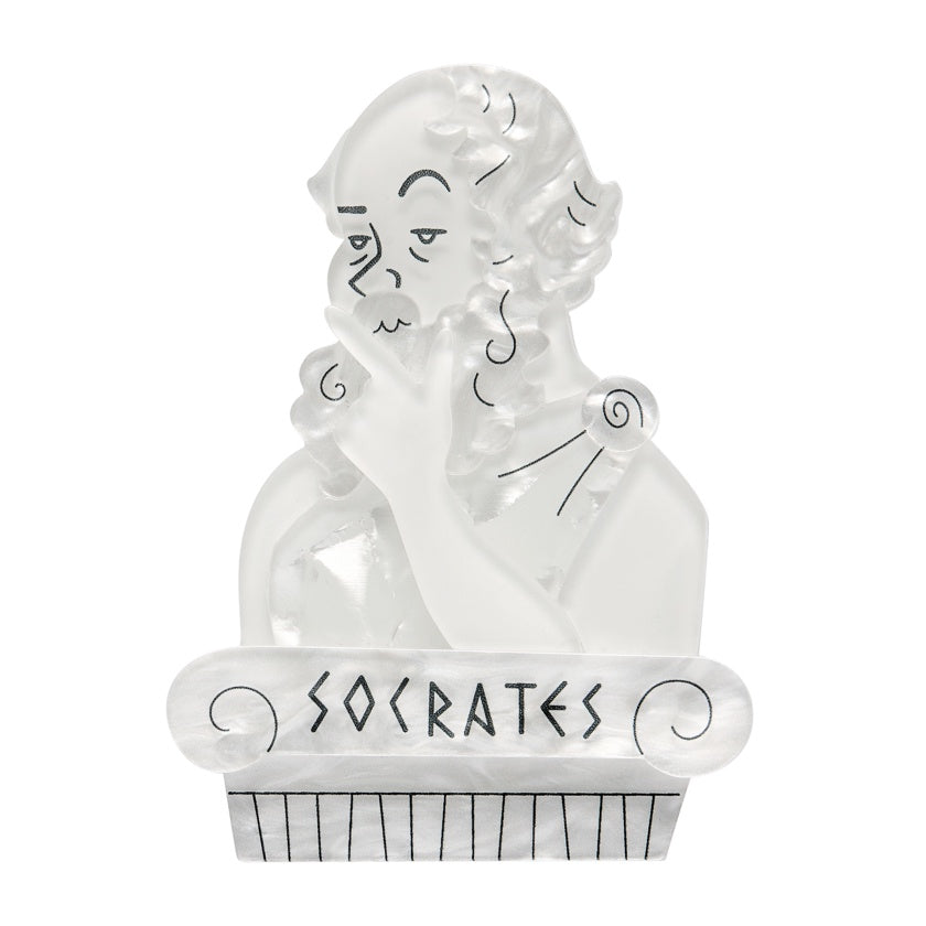 Socratic Method Brooch