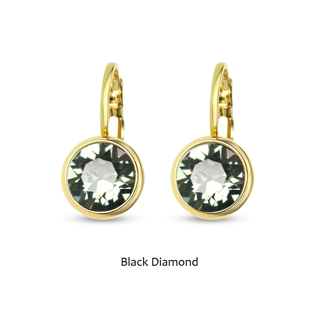 TID | Gold Plated French Clip Earrings - Multiple Colours