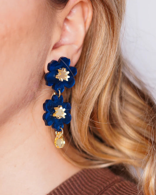 Flowature | Daisy Droplets - Navy