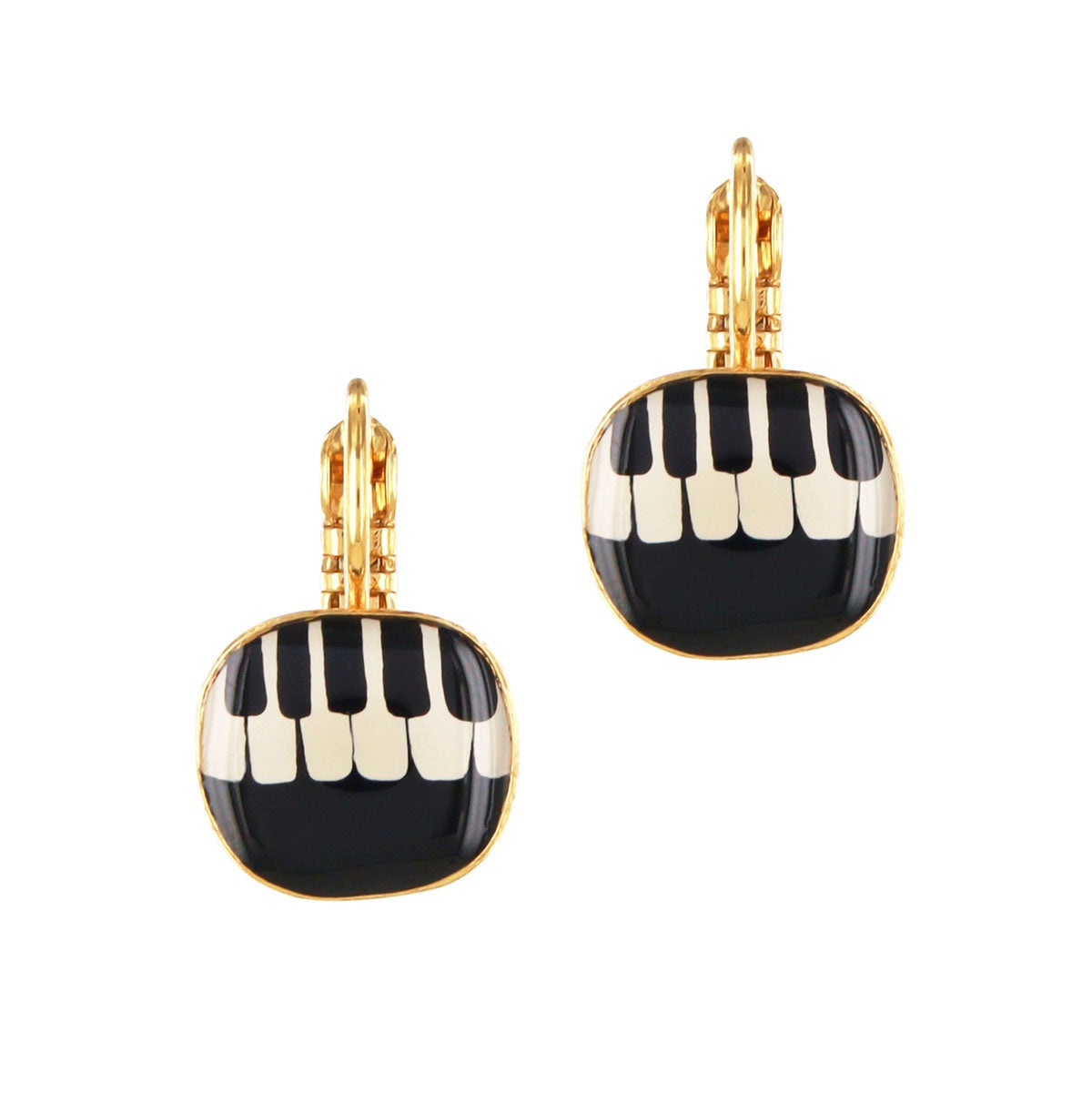 Lever back earrings fantaisie - Music - 05741