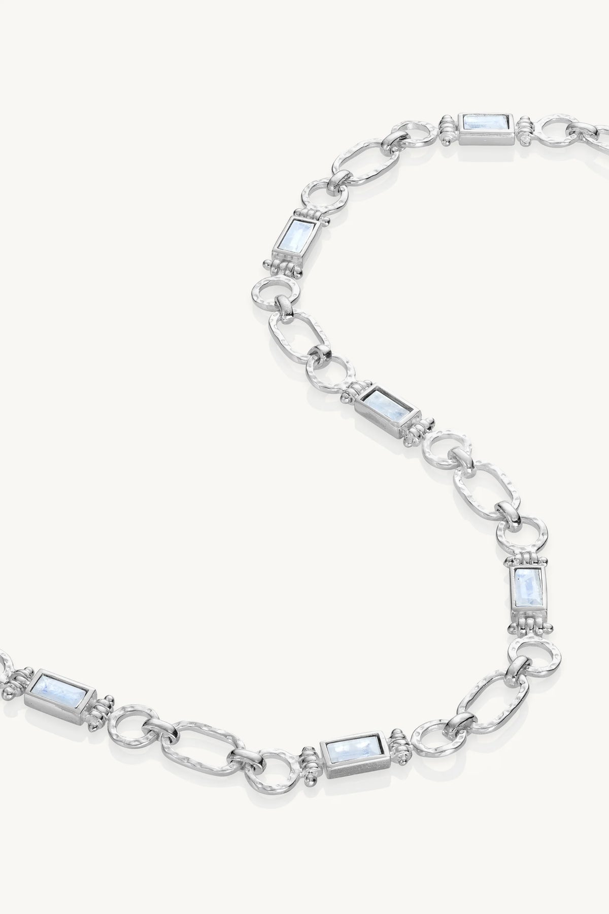 Petra Moonstone Silver Necklace