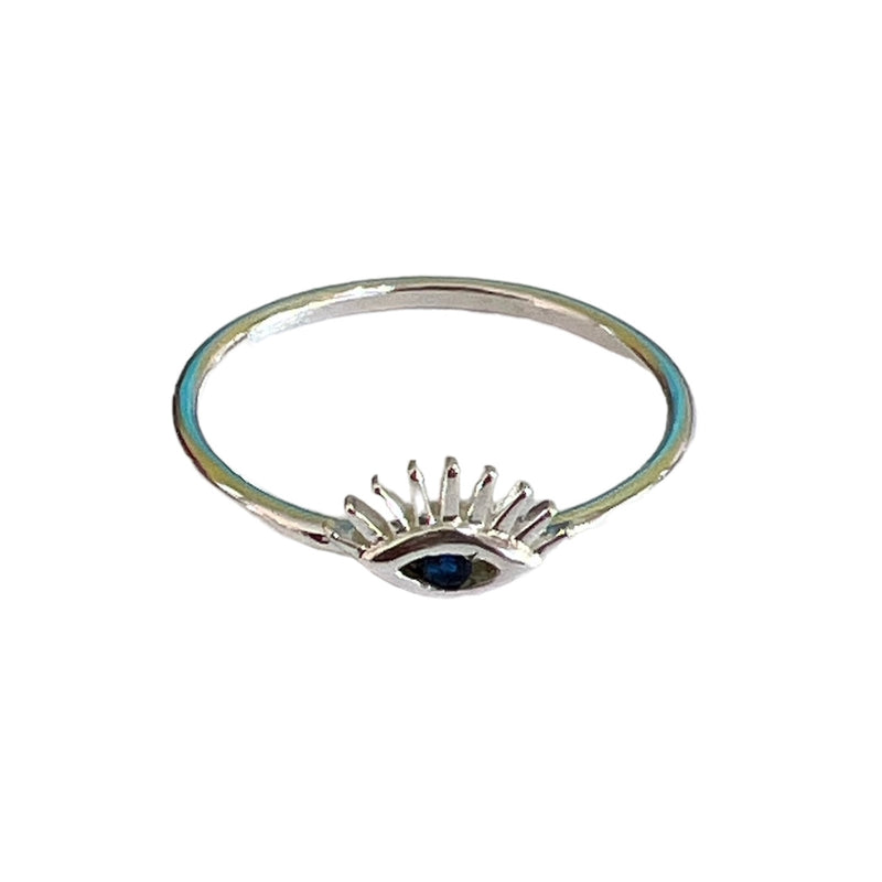 TID | Sterling Silver Evil Eye Ring