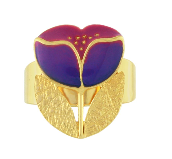 Taratata Lever back earrings fantaisie Crocus