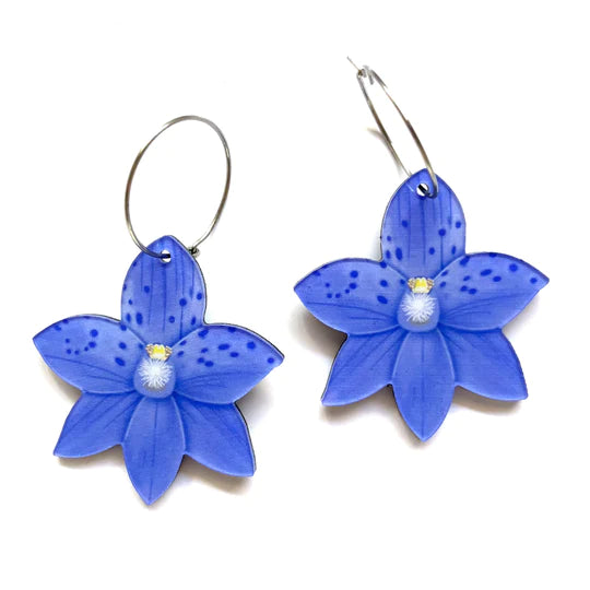 Smyle Designs | Spotted Sun Orchid Earrings