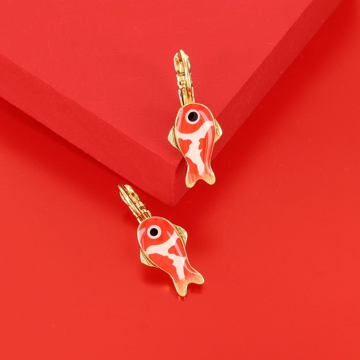 01704- Lever back earrings fantaisie Bocal
