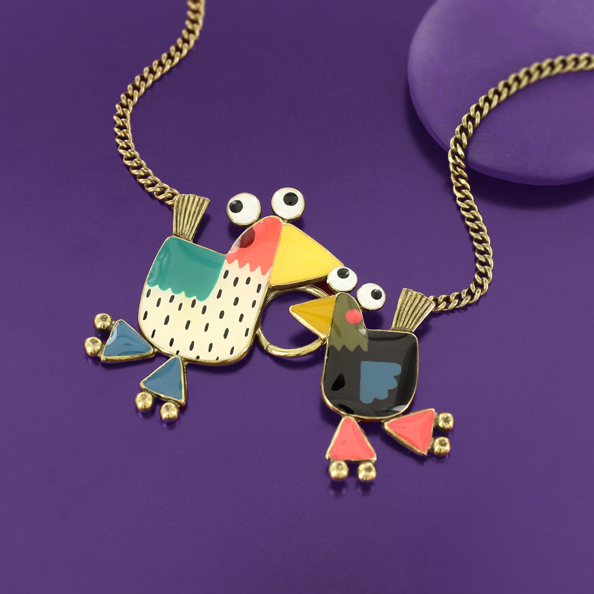 08114- necklace fantaisie Roule ma poule