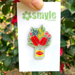 Smyle Designs | Native Blooms in Vegemite Jar Pin