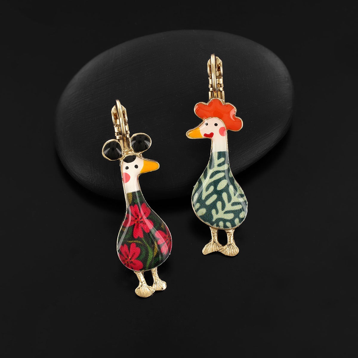 Lever back earrings fantaisie - Cancan - 11788