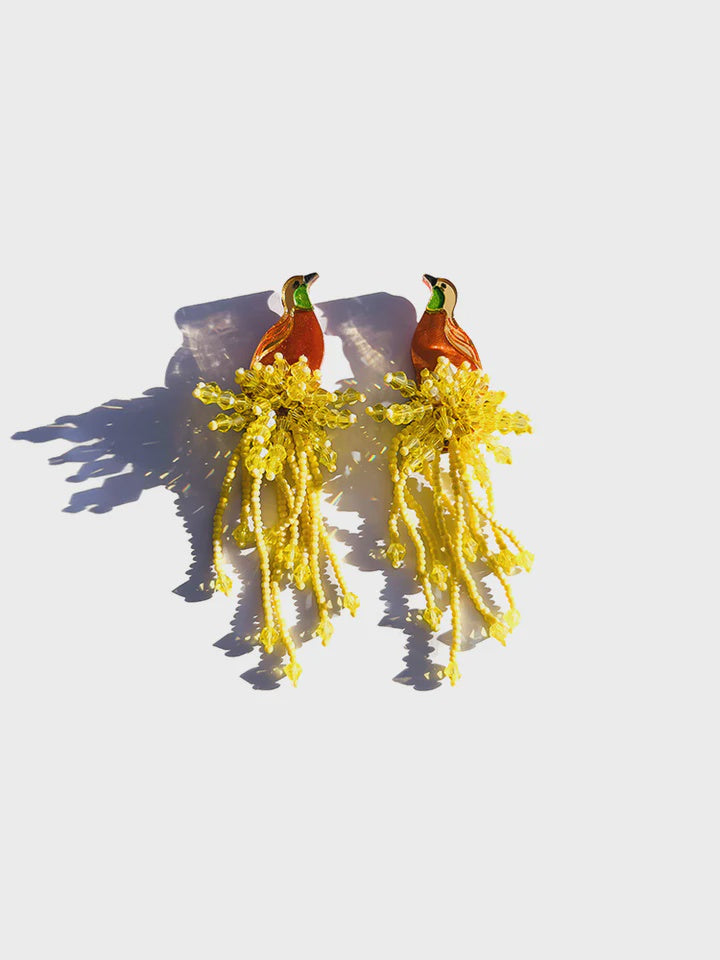 Concrete Jellyfish | bird of paradise | butter yellow plume
