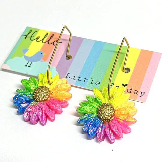 Hello Little Friday | Crazy for Daisy - Neon Rainbow