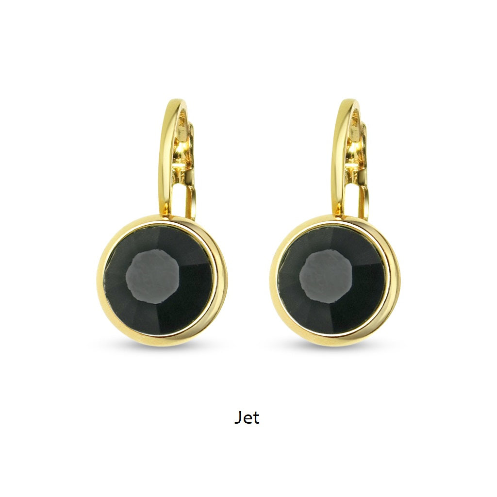TID | Gold Plated French Clip Earrings - Multiple Colours