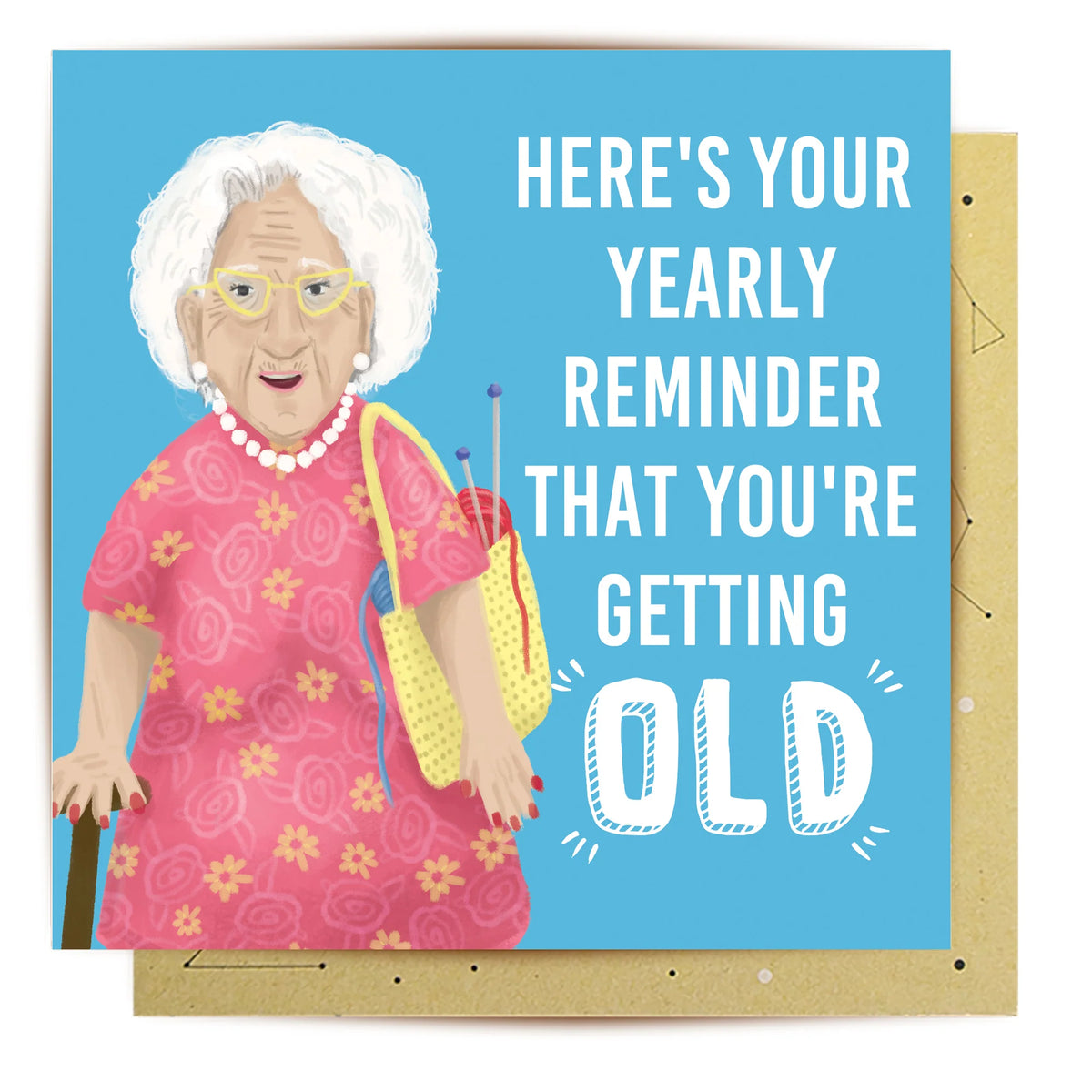 La La Land Greeting Card | Getting Old Lady