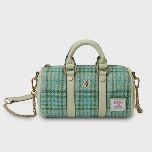 Islander | Mint Tartan Mini Duffel Bag
