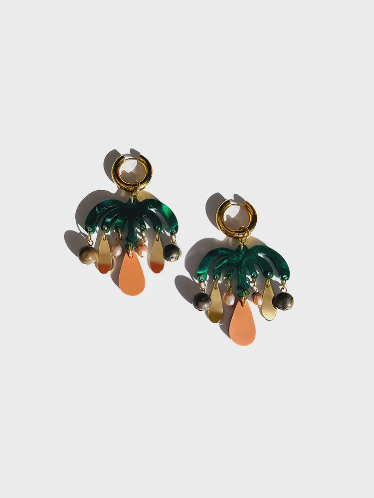 Morning Light Palm Earring