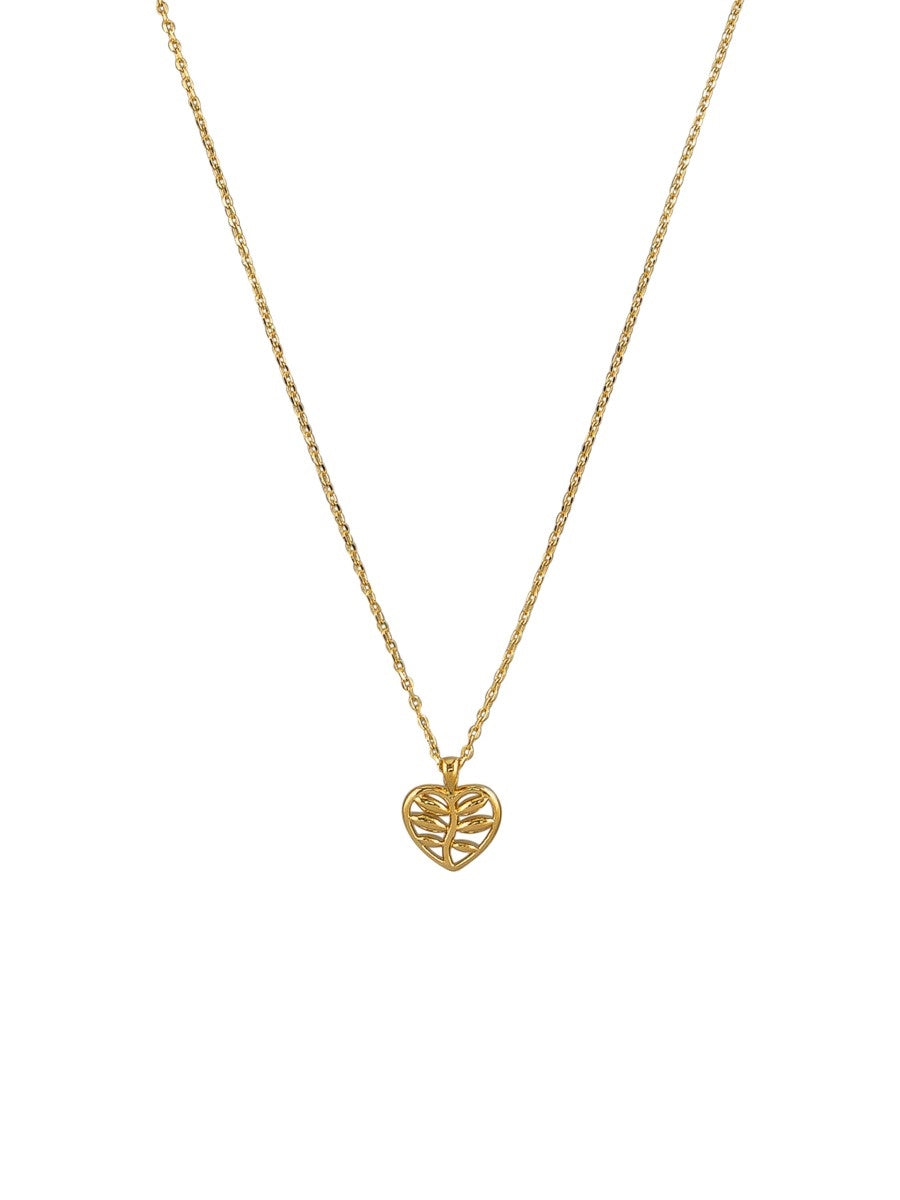 Tiger Tree | Heart Leaf Necklace - Gold