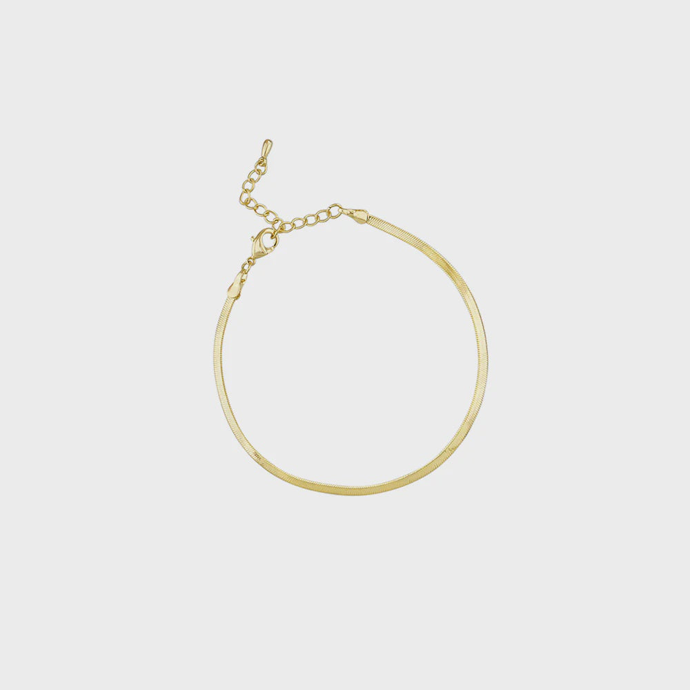 Jolie & Deen | Snake Chain Bracelet - Gold