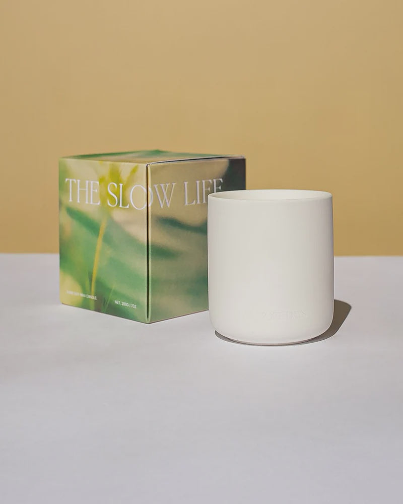 THE SLOW LIFE CERAMIC CANDLE Jar