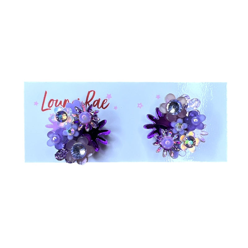 Louna Rae | Flower Bouquet Stud Earrings - #09