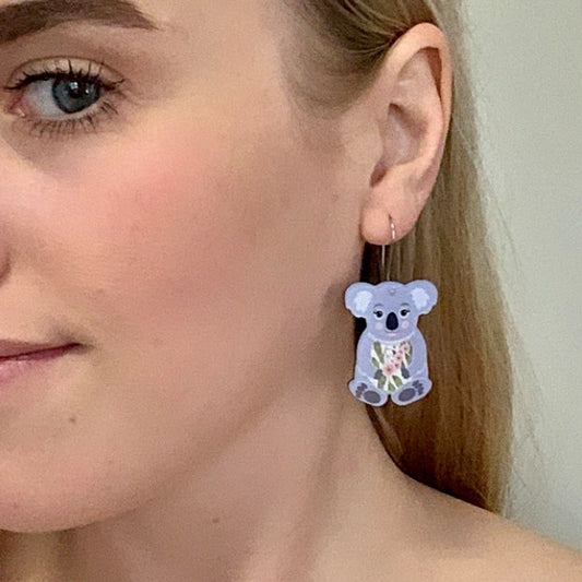 Smyle Designs | Koala Earrings