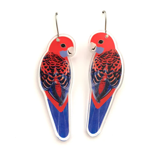 Smyle Designs | Crimson Rosella Earrings