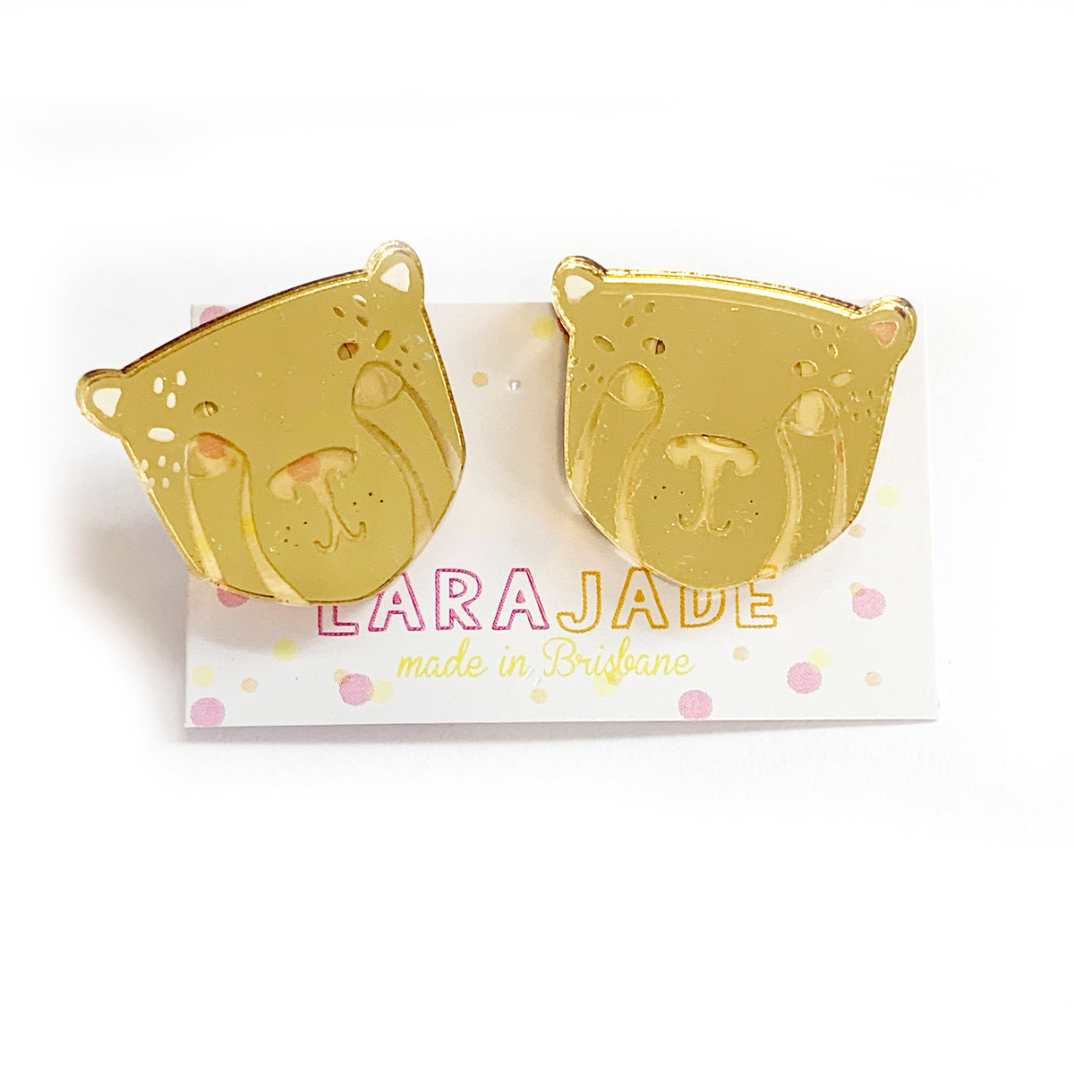 Lara Jade | Cheetah Studs