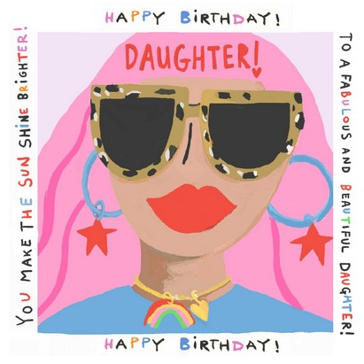 Sooshichacha Greeting Card | Happy Birthday Daughter