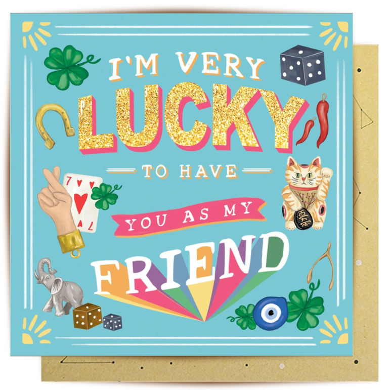 La La Land Greeting Card | I'm very lucky to have you