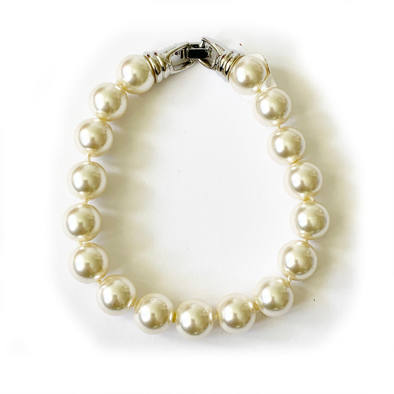 TID glass pearl bracelet