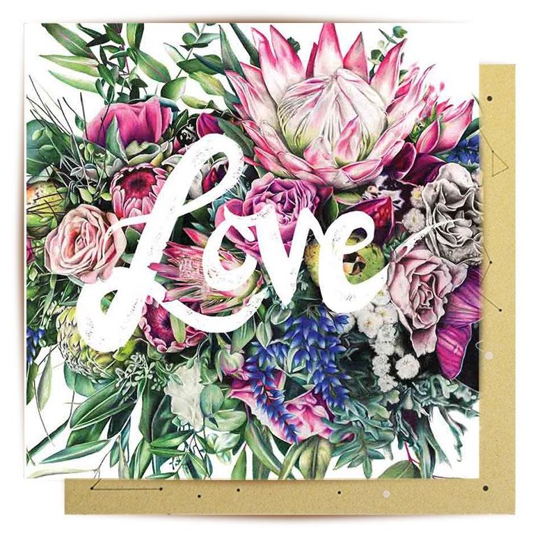 Mini Greeting Card | Love Bouquet
