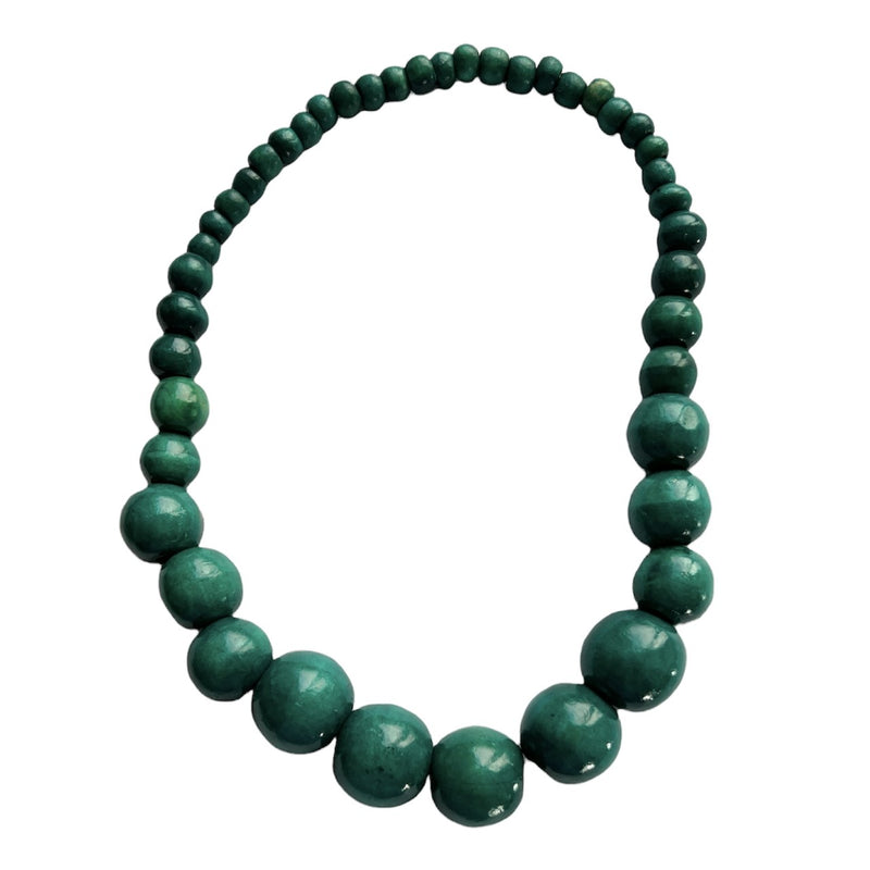 TID |  Wood Necklace - Green