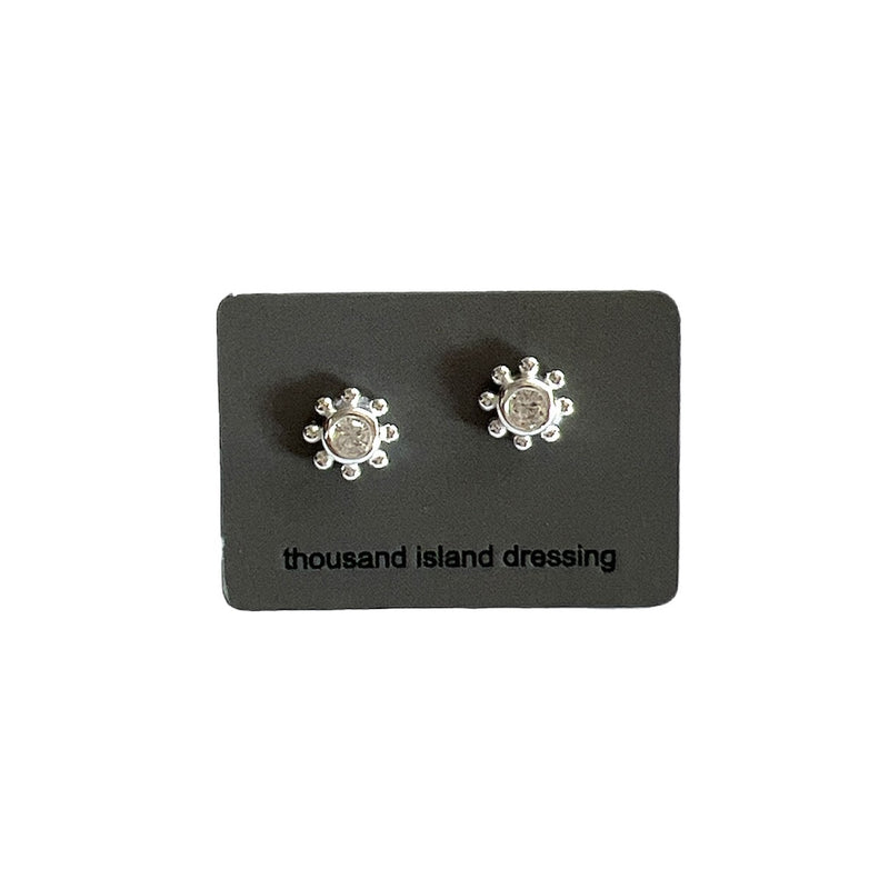 TID | Sterling Silver Crystal Studs