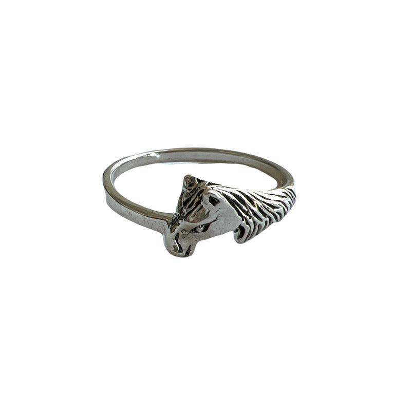 TID | Sterling Silver Horse Head Ring