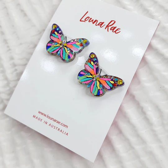 Louna Rae | Butterfly Stud Earrings
