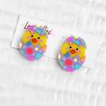 Louna Rae | Easter Egg Stud Earrings - 001