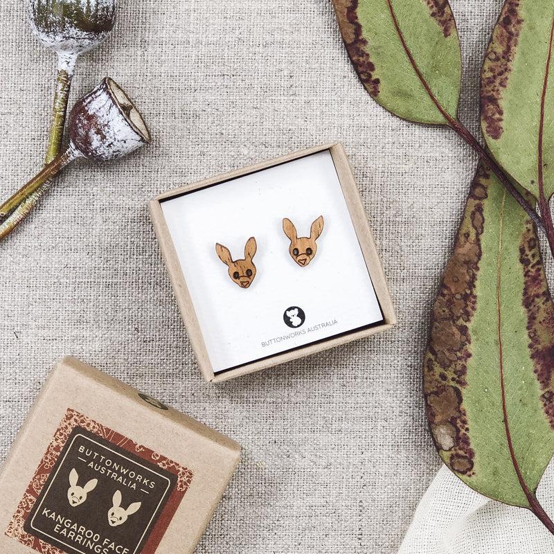 Buttonworks | Kangaroo Face Studs