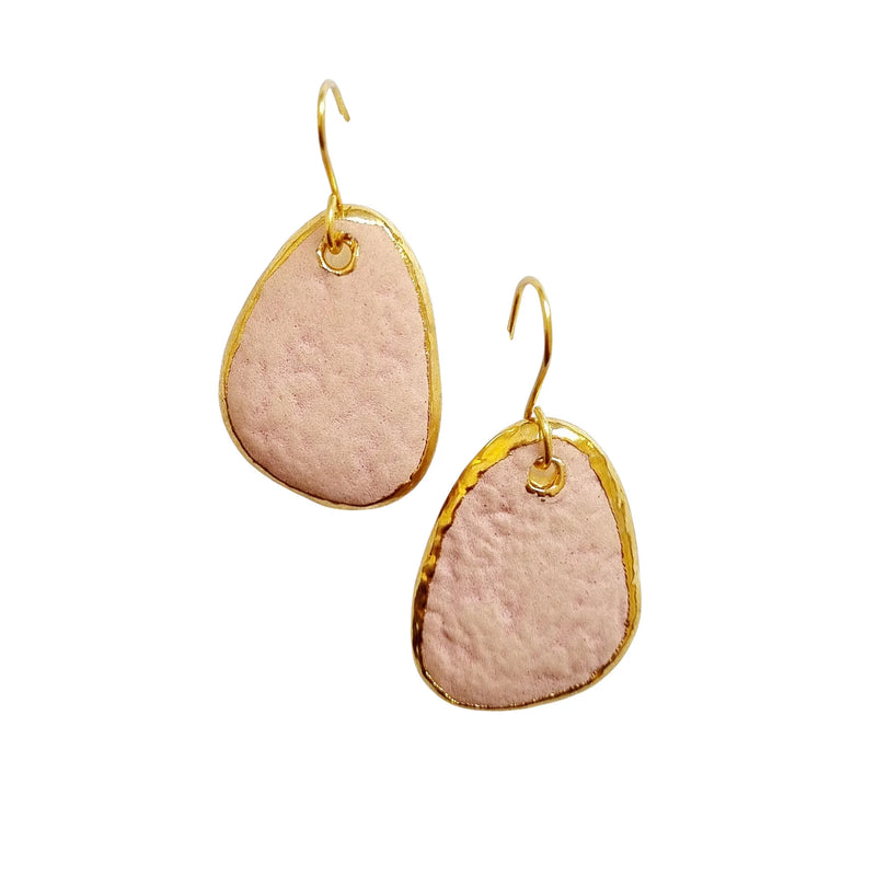 Zoda Earrings | Cora Ceramic Earring - Peach