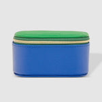 Louenhide | Olive Jewellery Box - Royal Blue/Apple Green