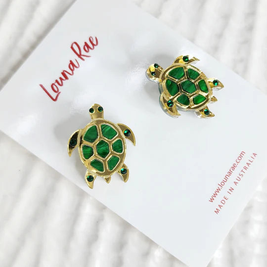 Louna Rae | Turtle Stud Earrings
