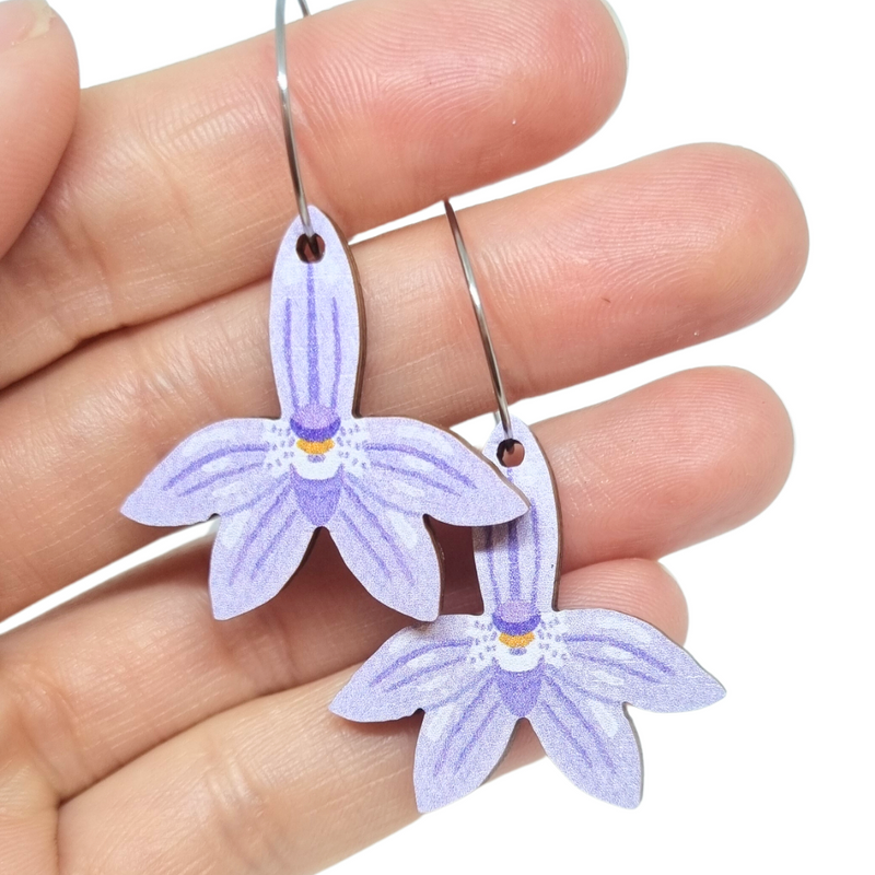 Pixie Nut | Orchid Earrings