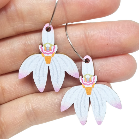 Pixie Nut | Orchid Earrings