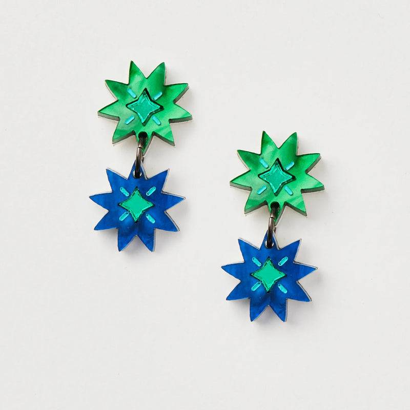 Martha Jean | Double Stars Blue & Green